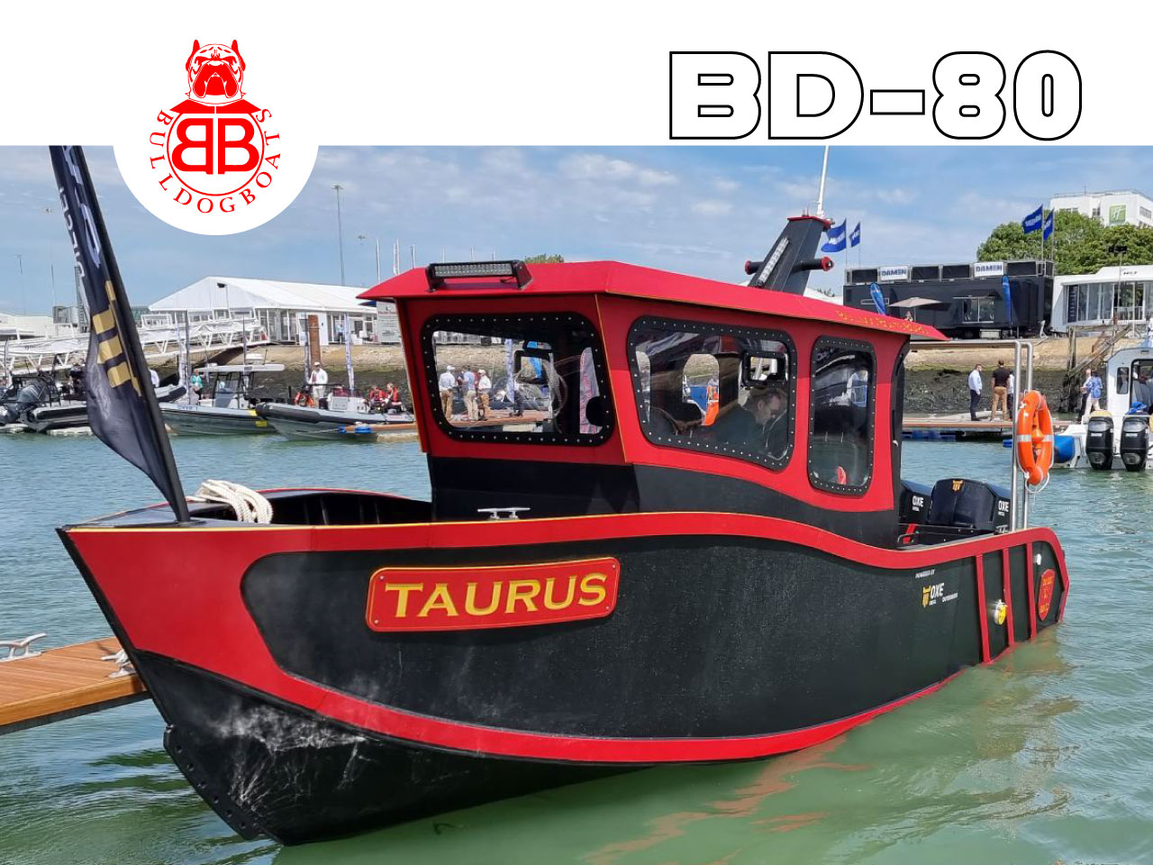 Bulldog Boats BD-80 With OXE Outboard Engines Available From Farndon Marina