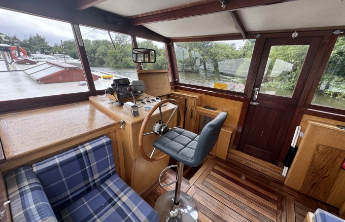 Central Craftworks Ltd, Replica Dutch Barge. Wheelhouse pic 2