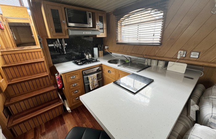 Central Craftworks Ltd, Replica Dutch Barge. Galley pic 1