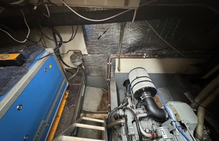 Central Craftworks Ltd, Replica Dutch Barge. Engine Bay