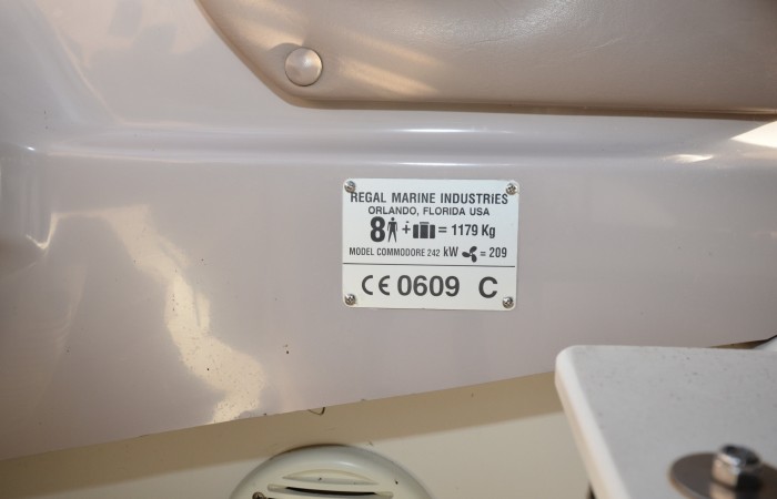 Regal 2460 Kiwi Rose CE Mark