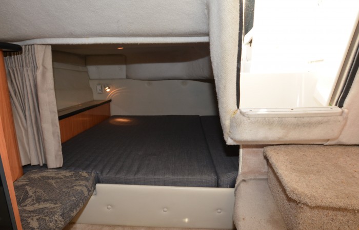 Regal 2460 Kiwi Rose Under Cockpit Cabin