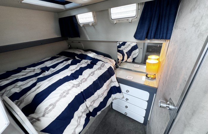 Sunseeker 36 Repello. Silver Sovereign. Aft Cabin pic 1