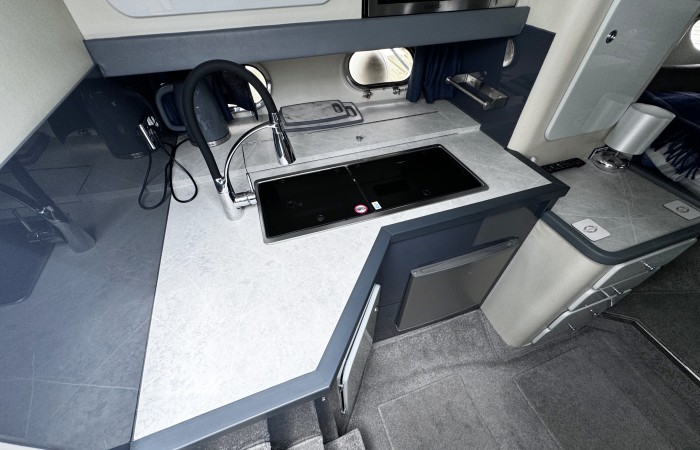 Sunseeker 36 Repello. Silver Sovereign. Galley pic 1